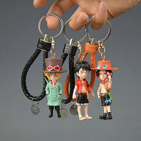 Chaveiro Com os Personagens do One Piece