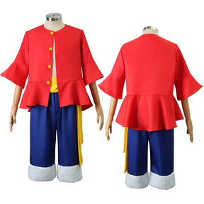 Roupa do Monkey D.Luffy Cosplay Infantil e Adulto