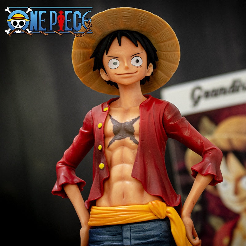 One Piece Anime/Action Figure (28 cm)Luffy Gear 5,Luffy Sorridente e Zoro