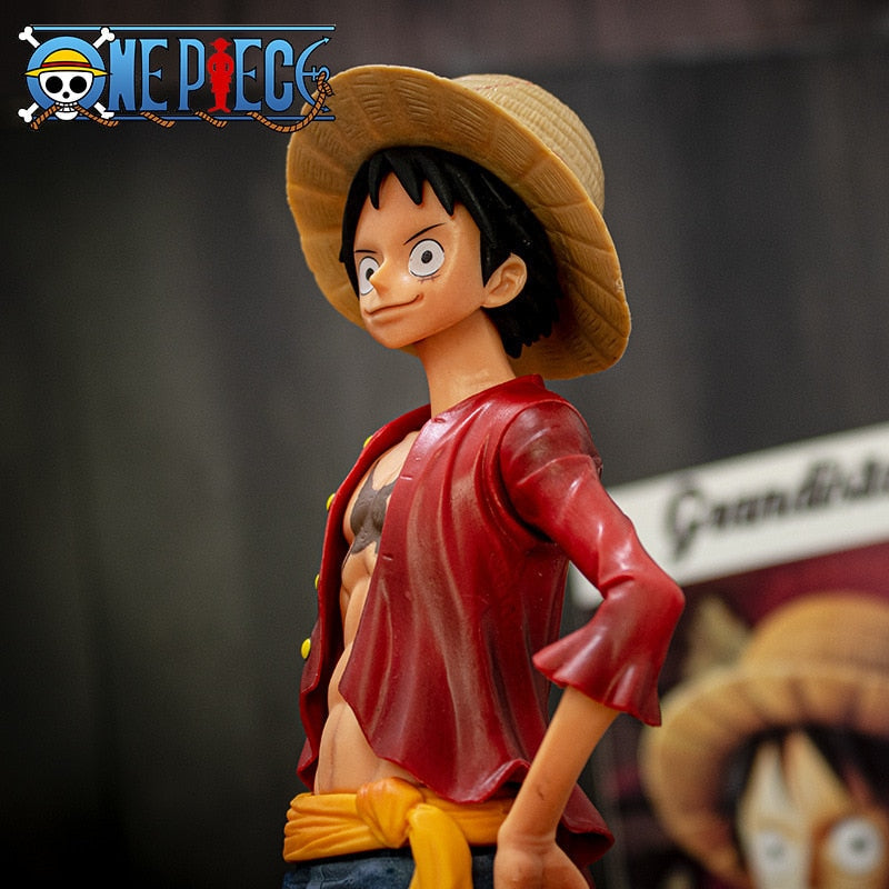 One Piece Anime/Action Figure (28 cm)Luffy Gear 5,Luffy Sorridente e Zoro