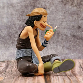 Pegue 2 Leve 3:Usopp 11 cm. Nami 24 cm. e Nico Robin 25 cm.