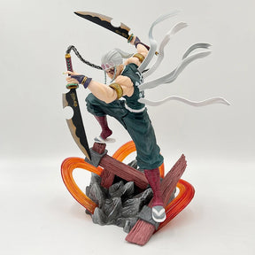 Figures de Tengen Uzui (27cm) e Kanroji Mitsuri (21 cm.)-Demon Slayer