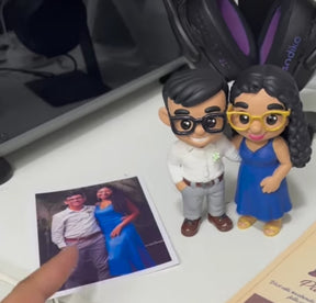 Chibis 3D Cartoon-Criado a partir das suas fotos!