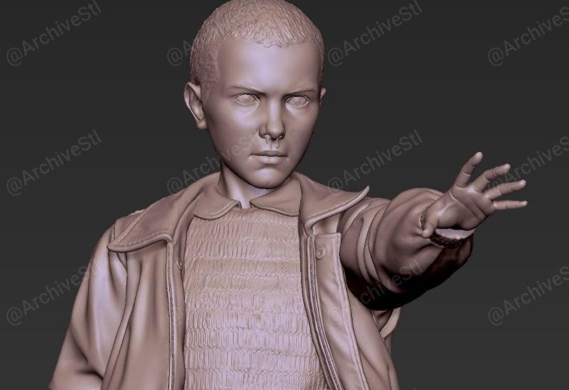 Eleven em Resina e Pintado a Mão