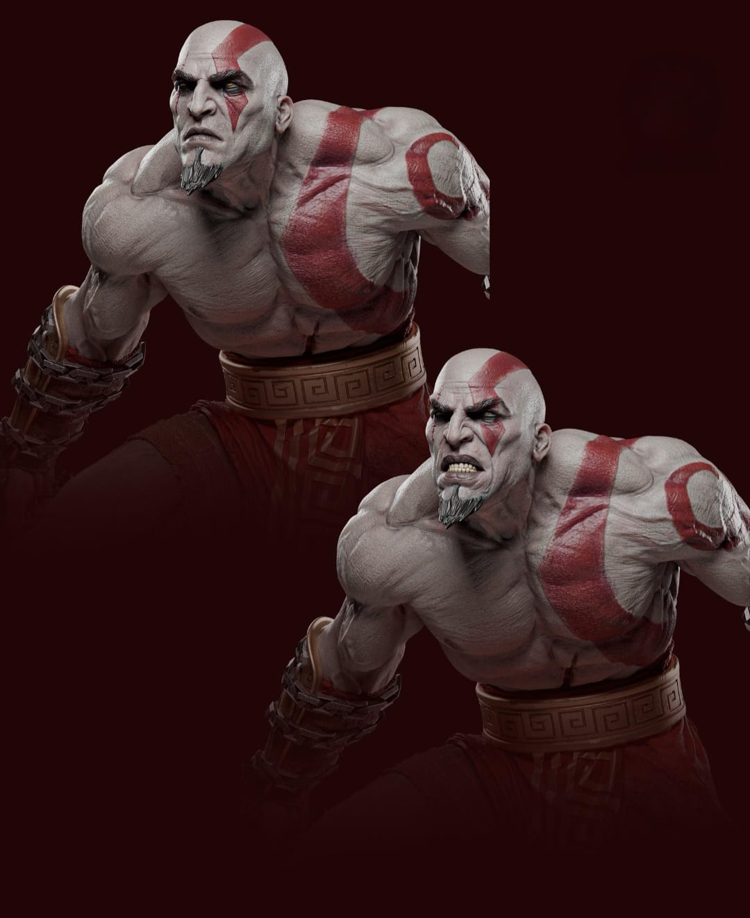 Diorama Premium de Kratos/God Of War