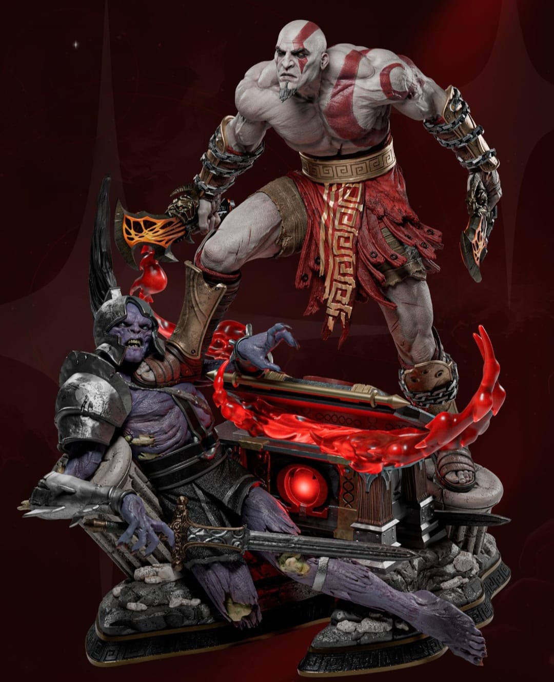 Diorama Premium de Kratos/God Of War