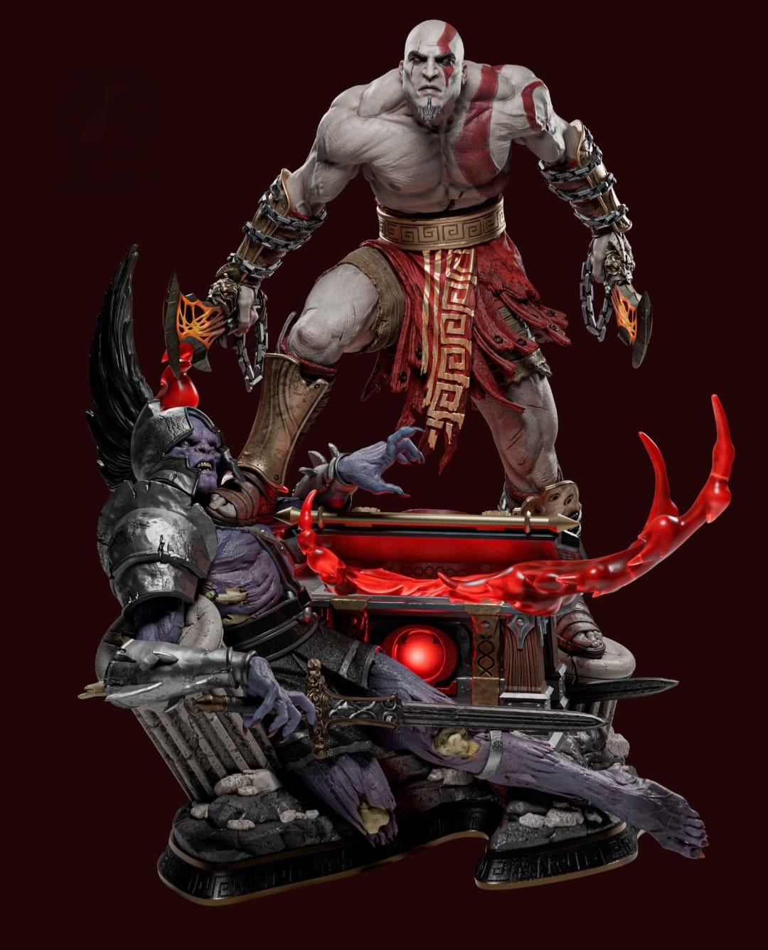 Diorama Premium de Kratos/God Of War