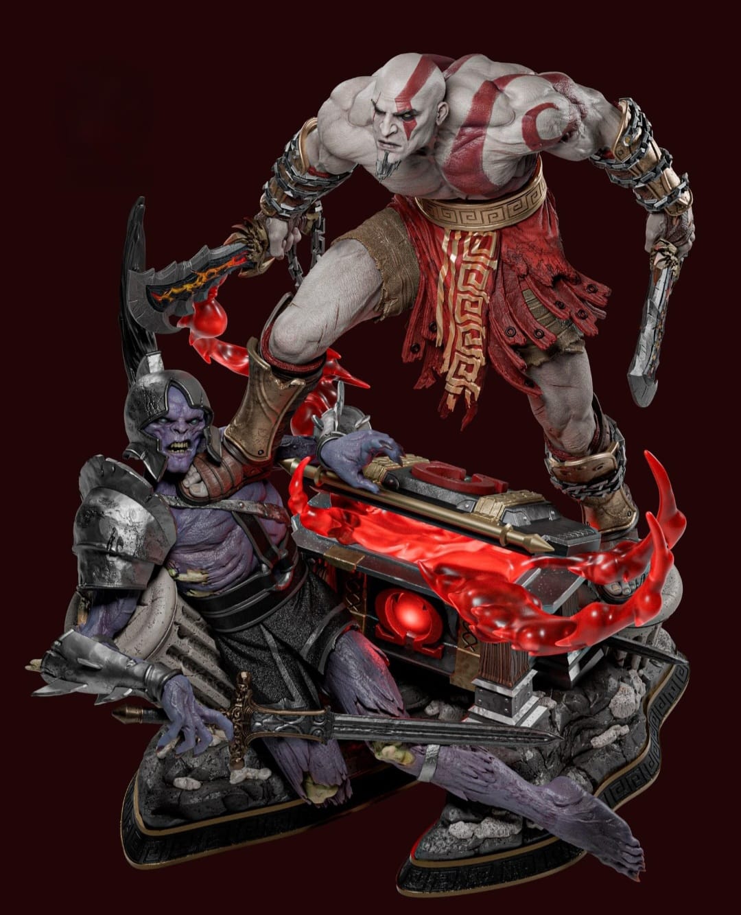 Diorama Premium de Kratos/God Of War