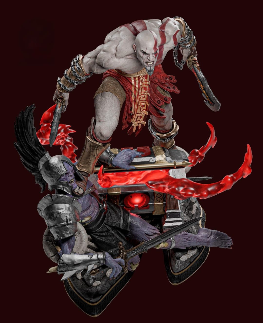 Diorama Premium de Kratos/God Of War